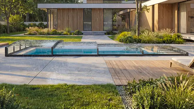 Aluna Pool-Überdachung Maßanfertigung