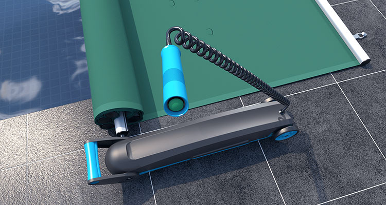 Akku-Aufrollsystem ROLLTRO für die Sicherheitsabdeckung