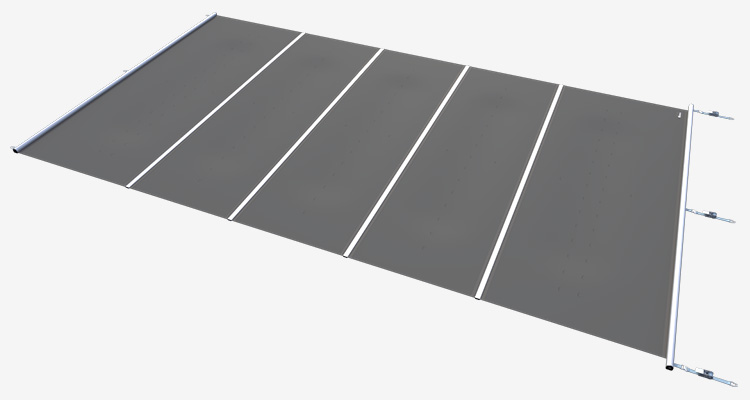 Liderpool Flat Section – flache begehbare Sicherheitsabdeckung für den Pool