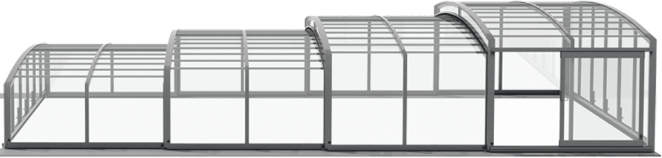 Poolüberdachung Aluna® H2O XXL in hoher Ausführung Poolüberdachung Aluna® H2O XXL in hoher Ausführung