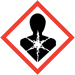Gefahrstoffsymbol GHS08 für ernste Gesundheitsgefahren
