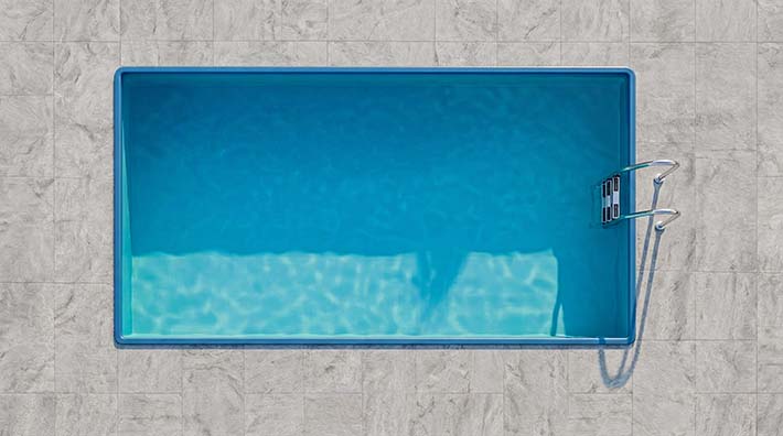 Einhängefolie Rechteckbecken – Draufsicht Stahlwandpool rechteckig