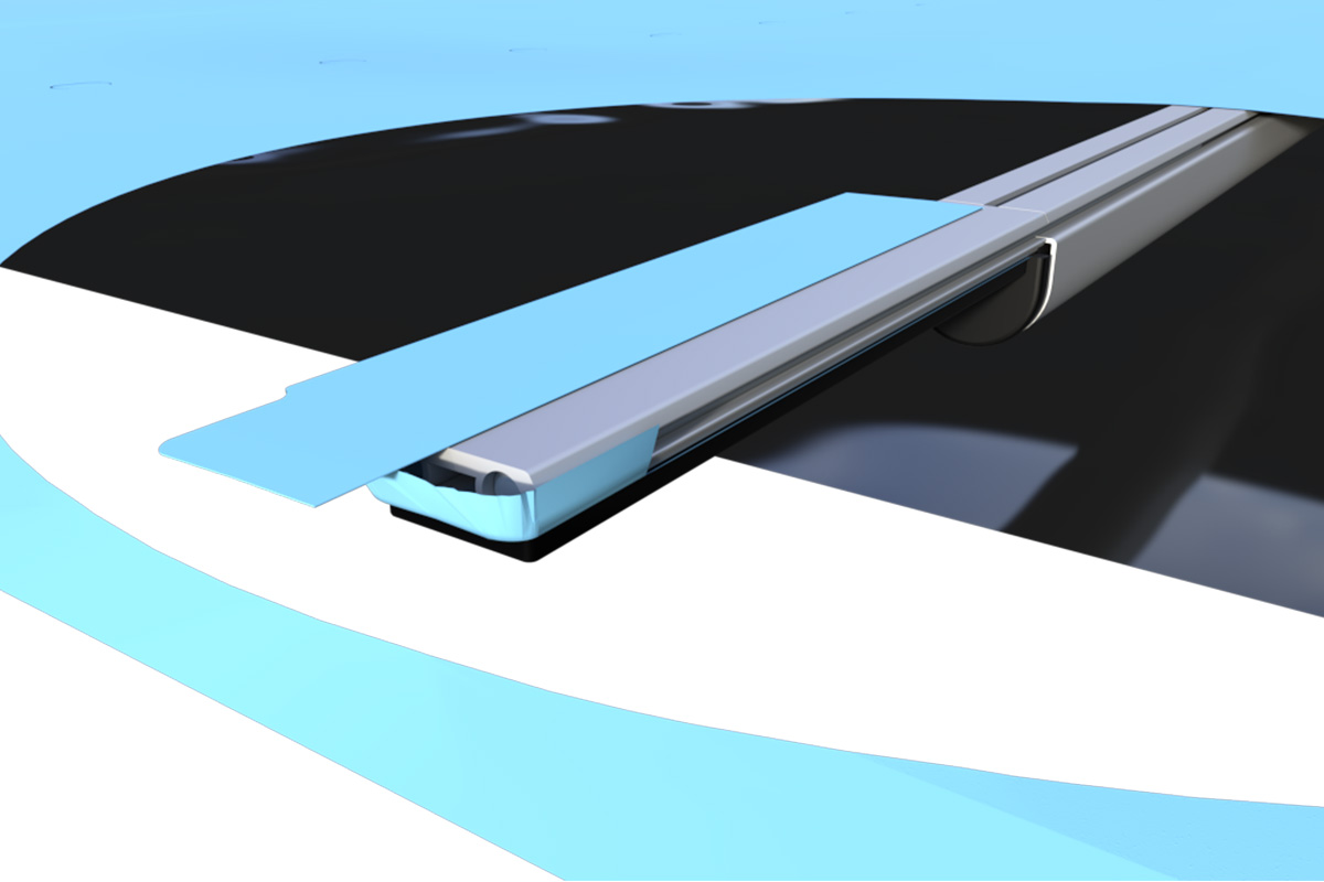 Liderpool Rollschutzabdeckung Extra Top Blue