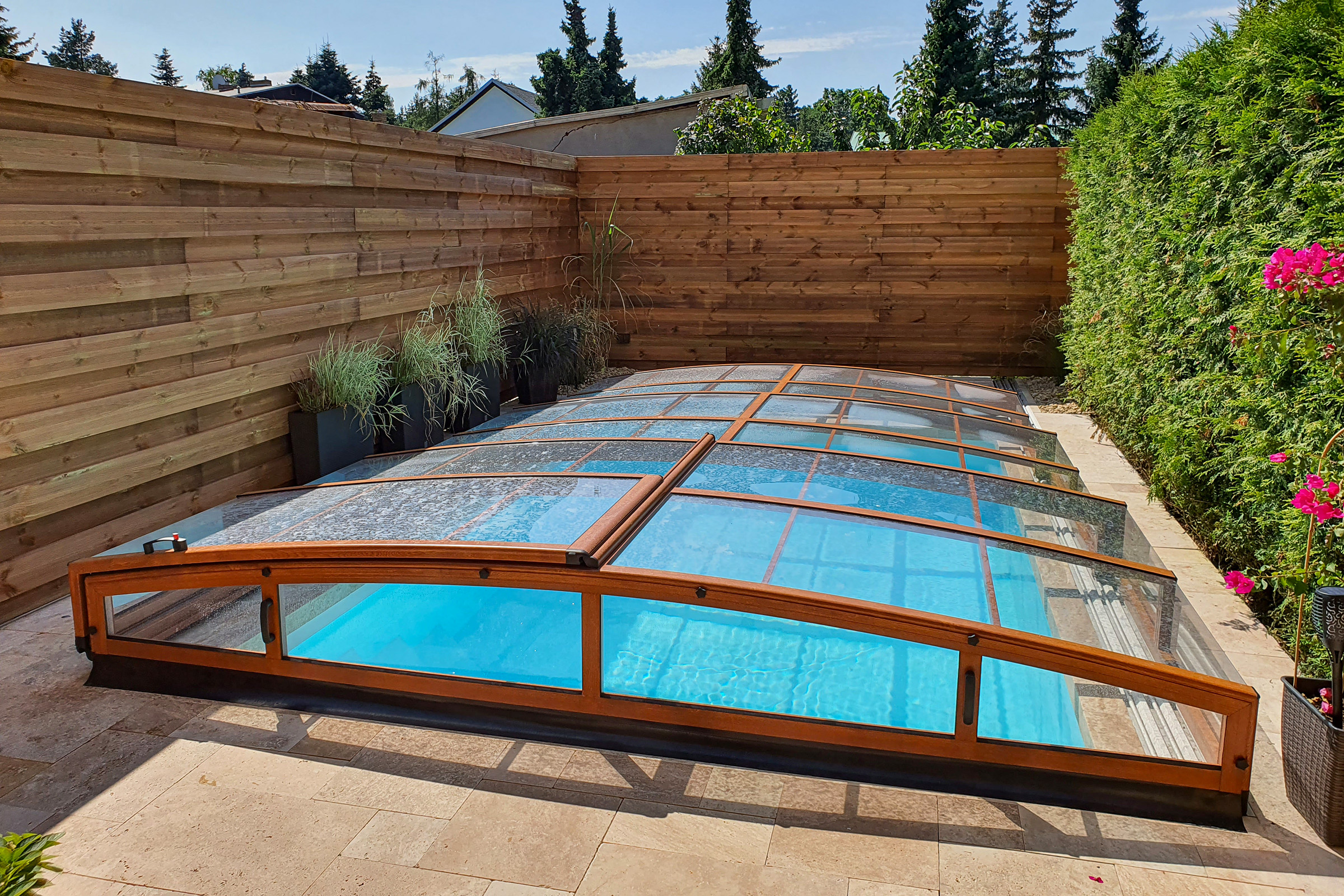 albixon-pp-pool-qbig-benefit-weiss-008 Albixon QBIG BENEFIT PP Skimmerpool 3x5x1,5 - weiß, mit Gegenstromanlage und Pool-Überdachung Casablanca Infinity mit Sondermaß