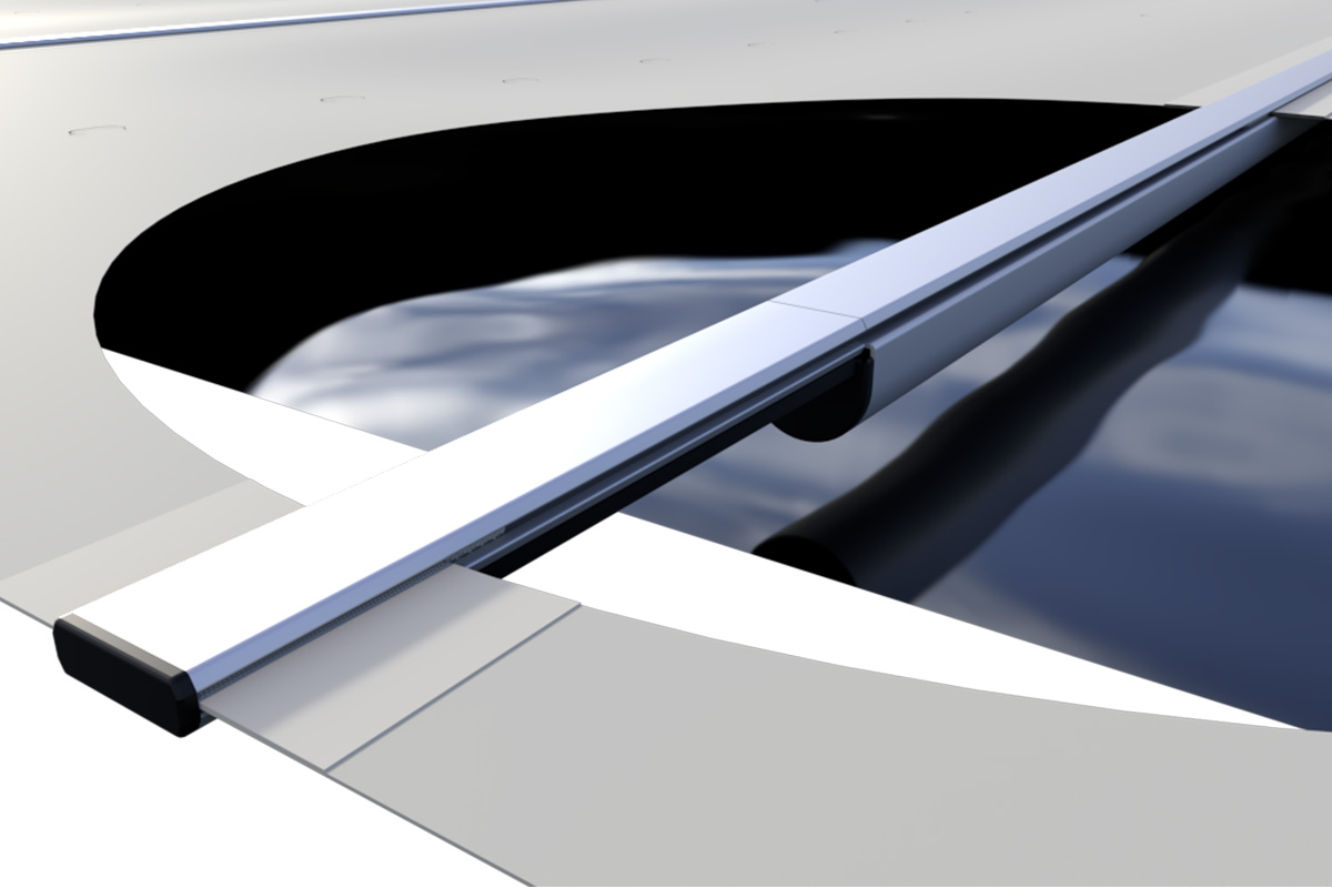 Liderpool Sicherheitsabdeckung Flat Section Light Gray