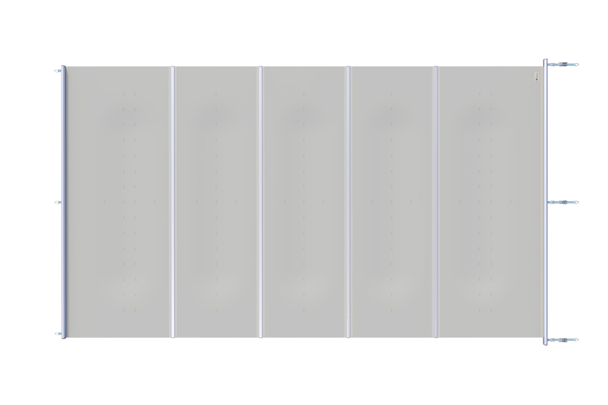 Liderpool Sicherheitsabdeckung Flat Section Light Gray