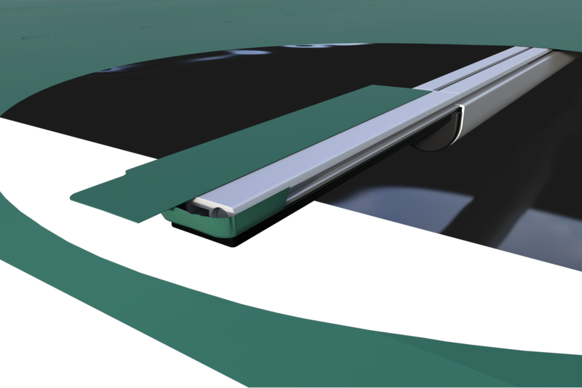 Liderpool Rollschutzabdeckung Extra Top Green