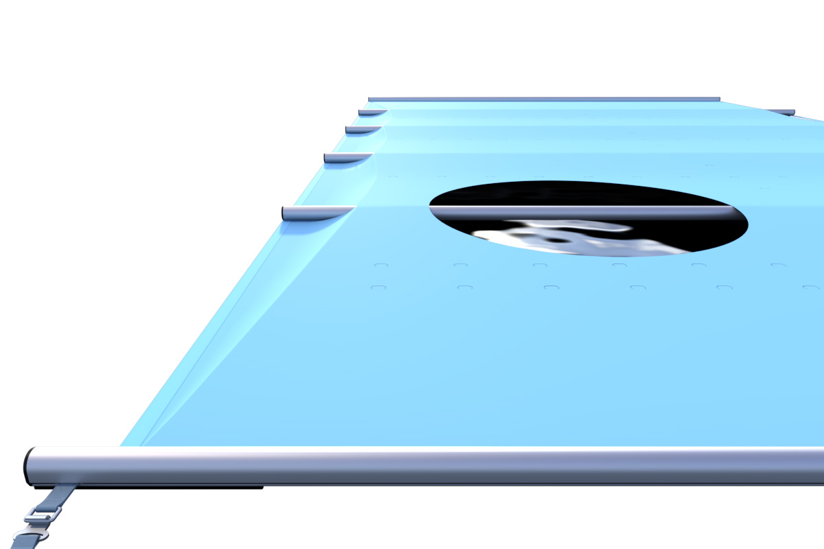 Sicherheitsabdeckung Blue