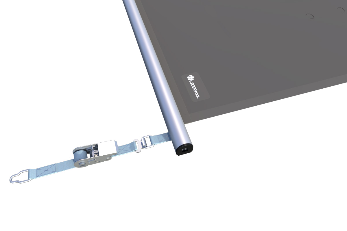 Liderpool Rollschutzabdeckung Extra Top Dark Gray