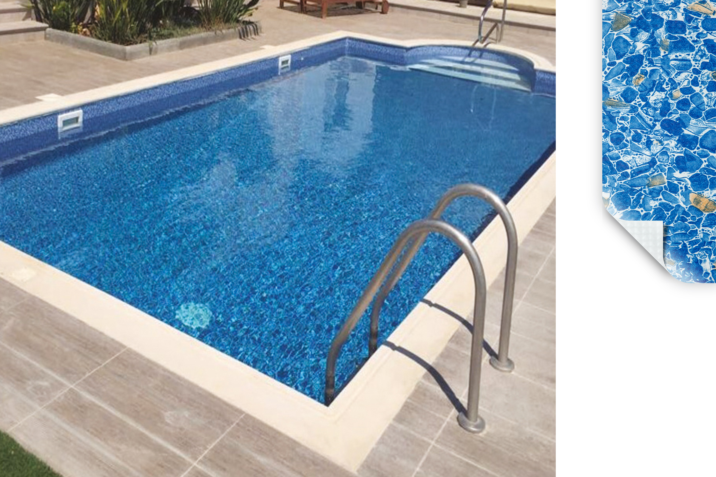 Primefol 3K Dekor Schwimmbadfolie Ocean Stone