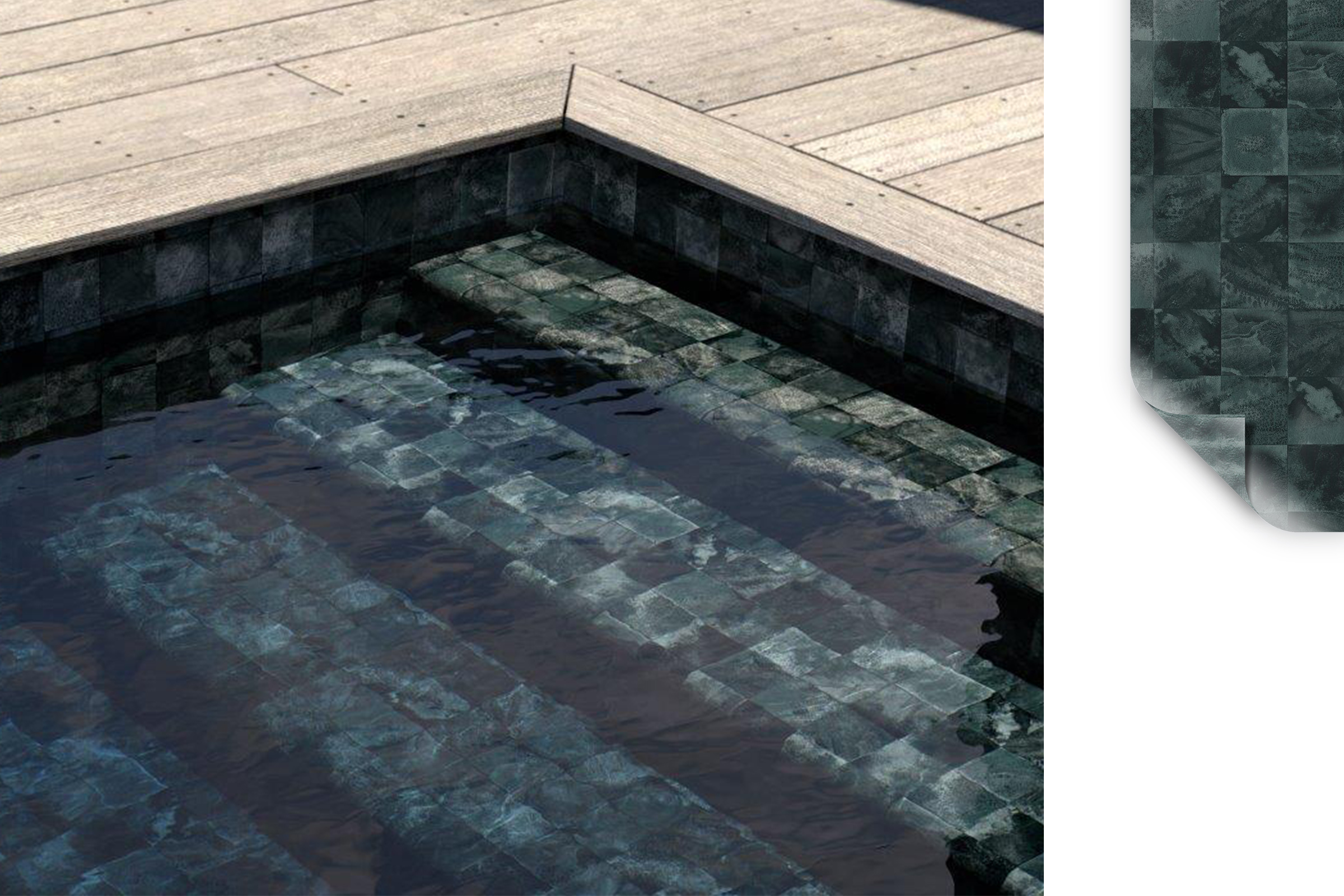 Primefol 3D Schwimmbadfolie Fidji