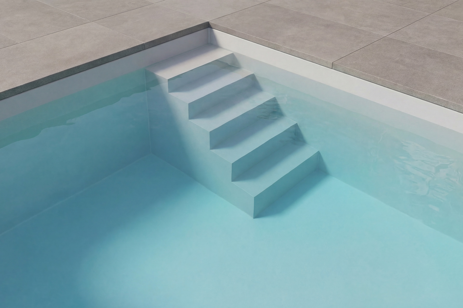 Poolistep Pooltreppe für Styroporpools