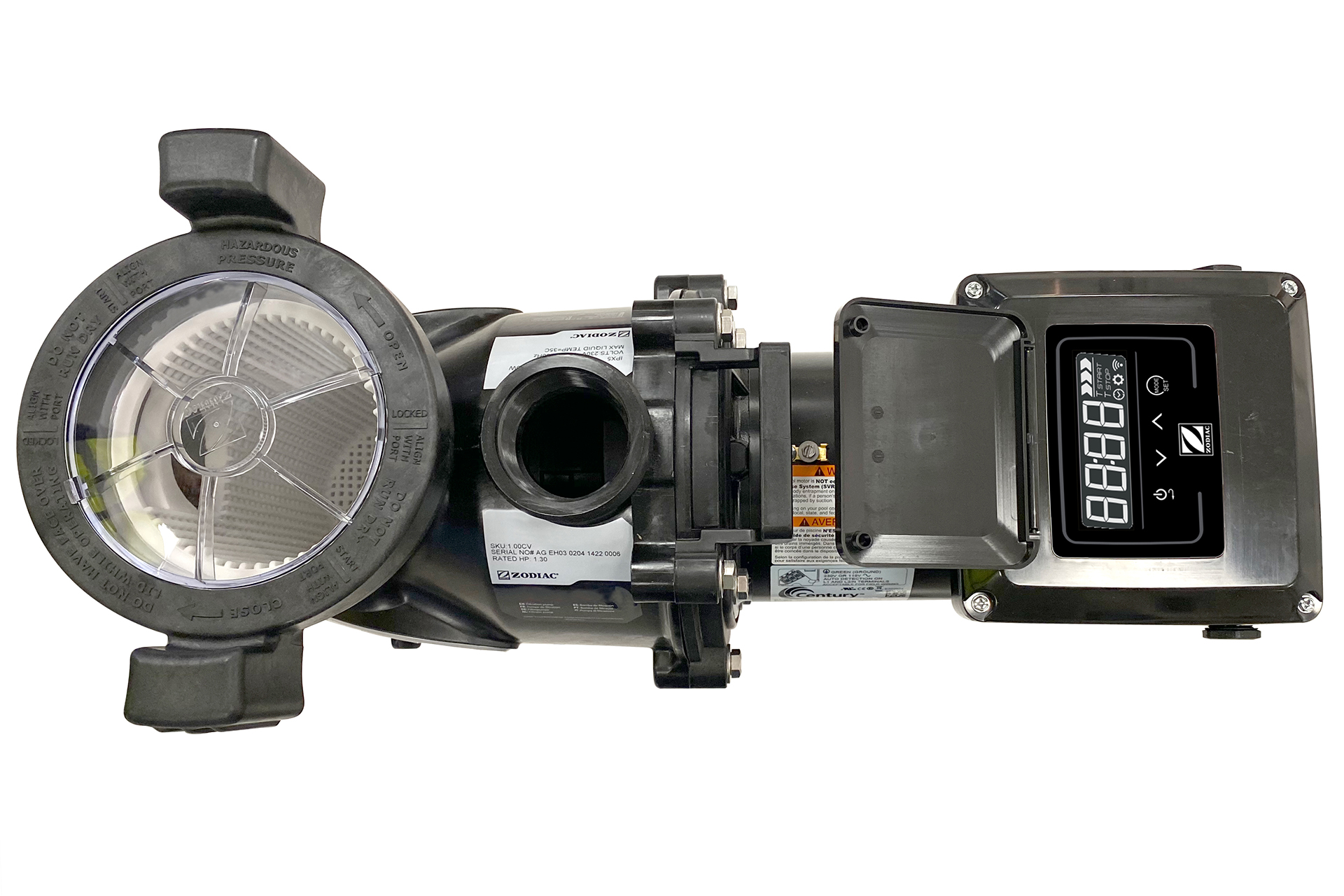 Zodiac E30 iQ Drehzahlgeregelte Poolpumpe ECM-Motor