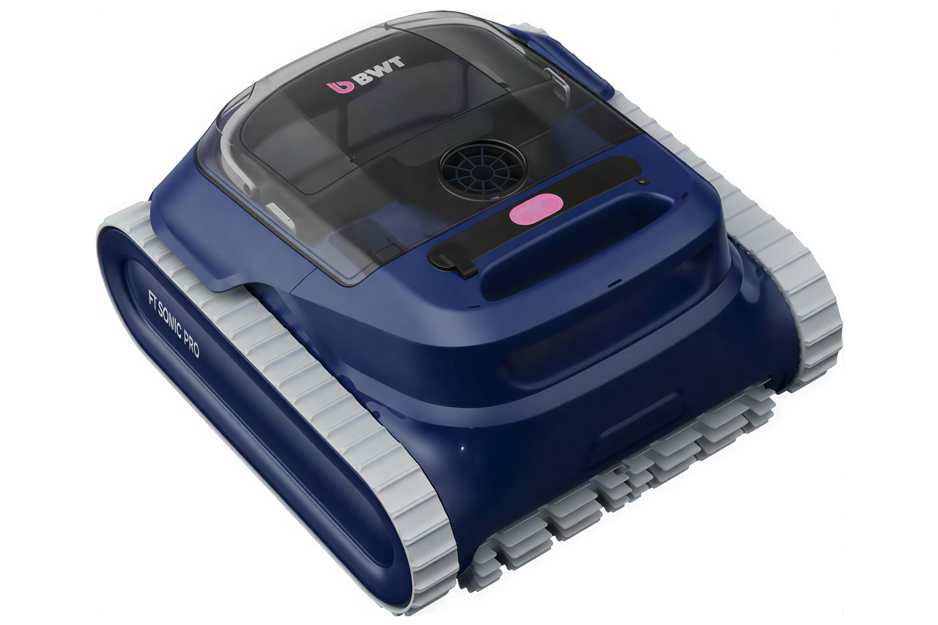BWT F1Sonic Pro kabelloser Akku-Poolroboter, Ansicht von oben schräg
