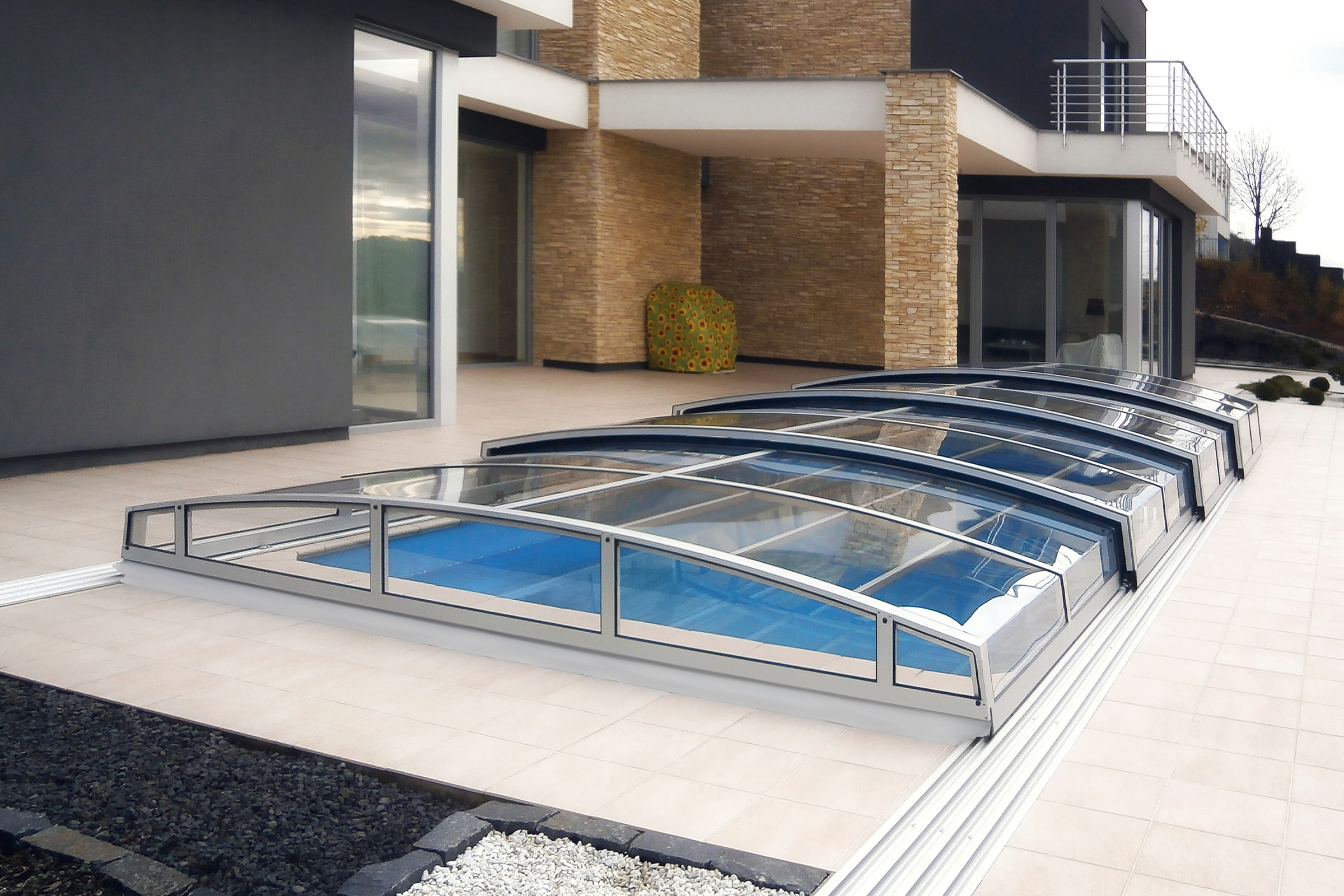 Poolüberdachung Casablanca Infinity Poolüberdachung Casablanca Infinity