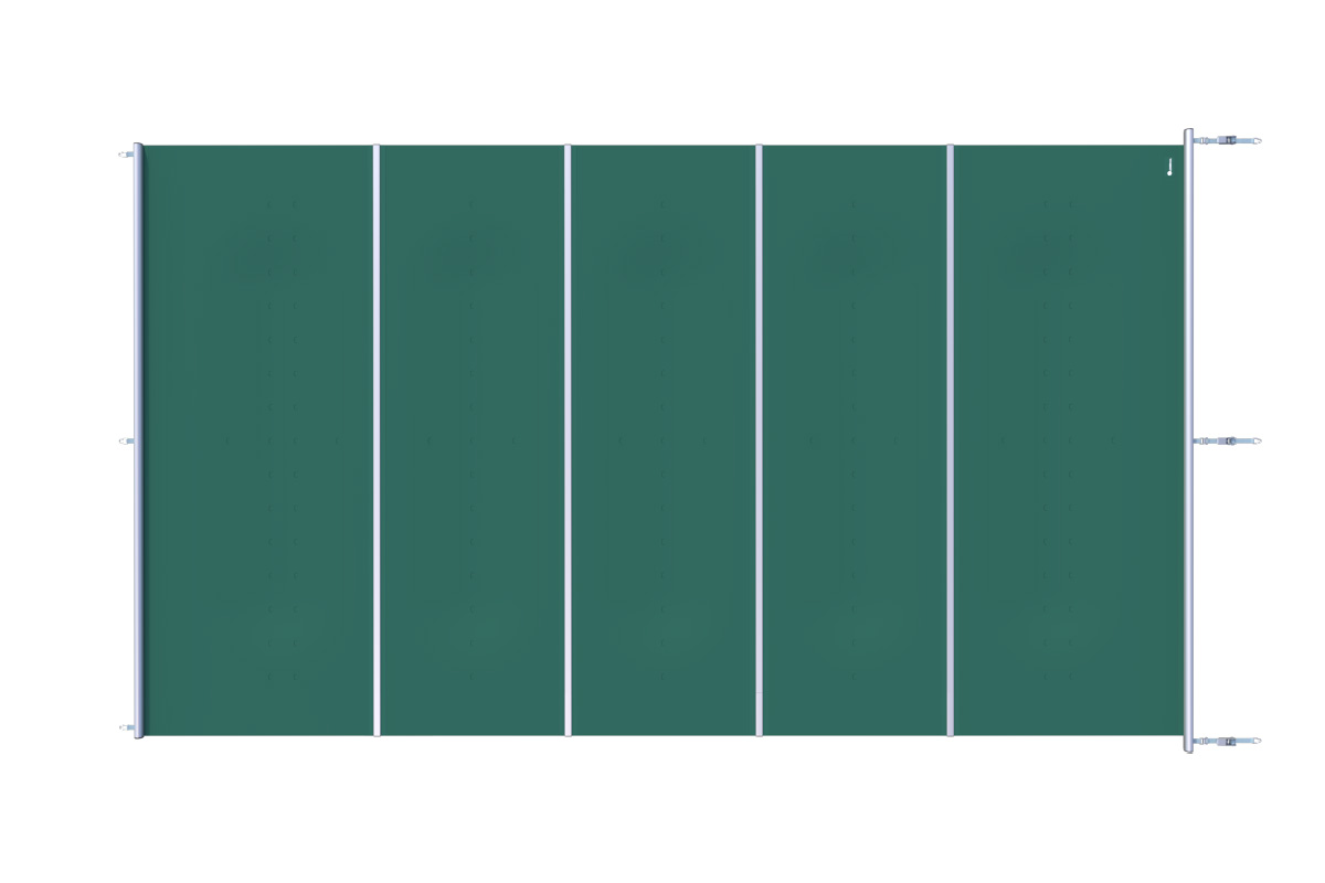 Liderpool Sicherheitsabdeckung Flat Section Green