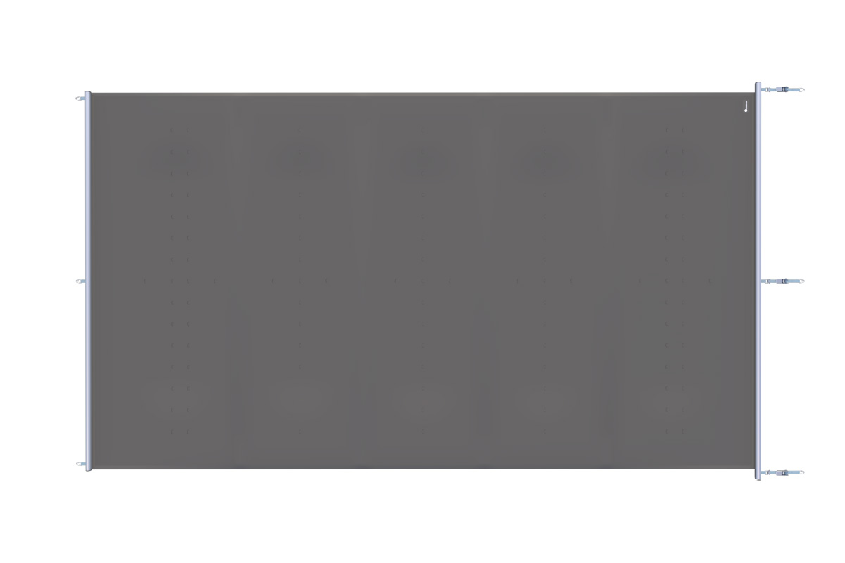 Liderpool Rollschutzabdeckung Extra Top Dark Gray