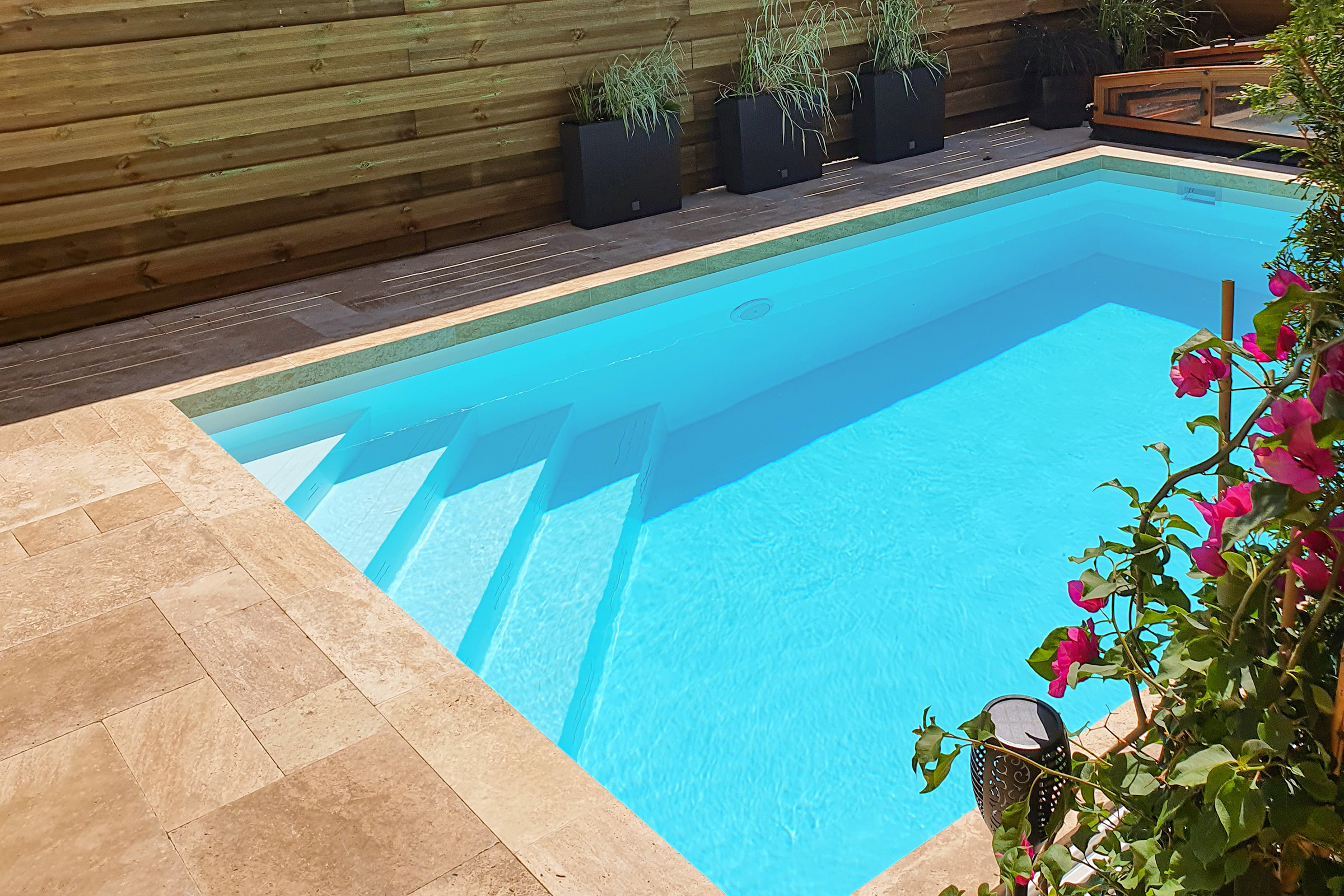 albixon-pp-pool-qbig-benefit-weiss-001 Albixon QBIG BENEFIT PP Skimmerpool 3x5x1,5 - weiß, mit Gegenstromanlage und Pool-Überdachung Casablanca Infinity mit Sondermaß
