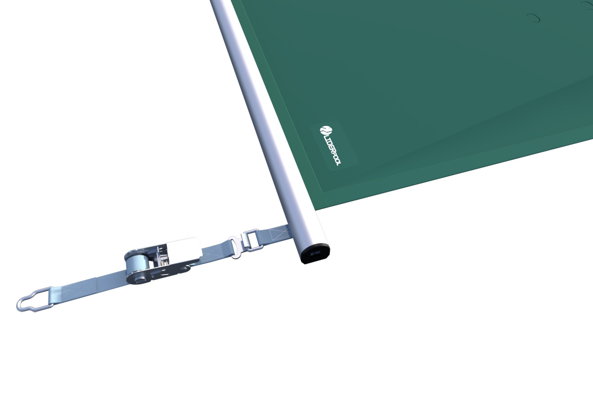 Spanngurt Sicherheitsabdeckung Green