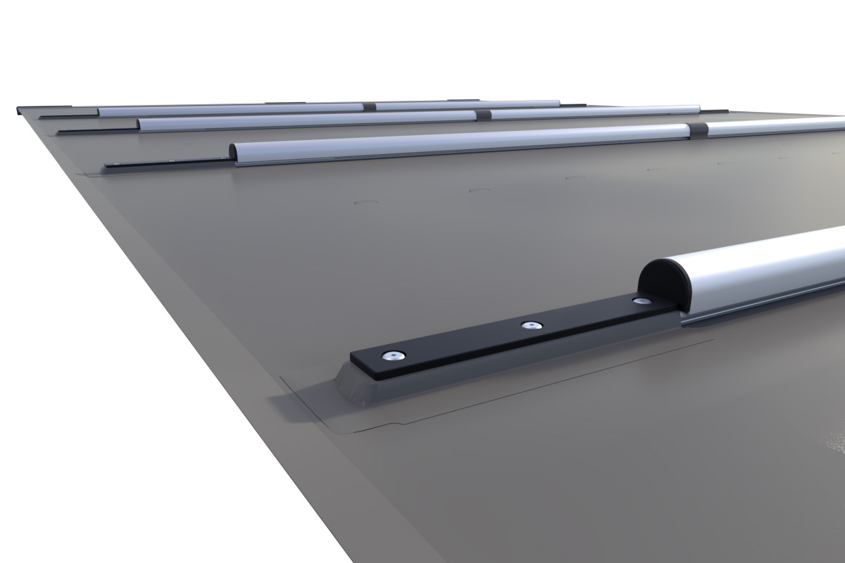 Liderpool Rollschutzabdeckung Extra Top Dark Gray