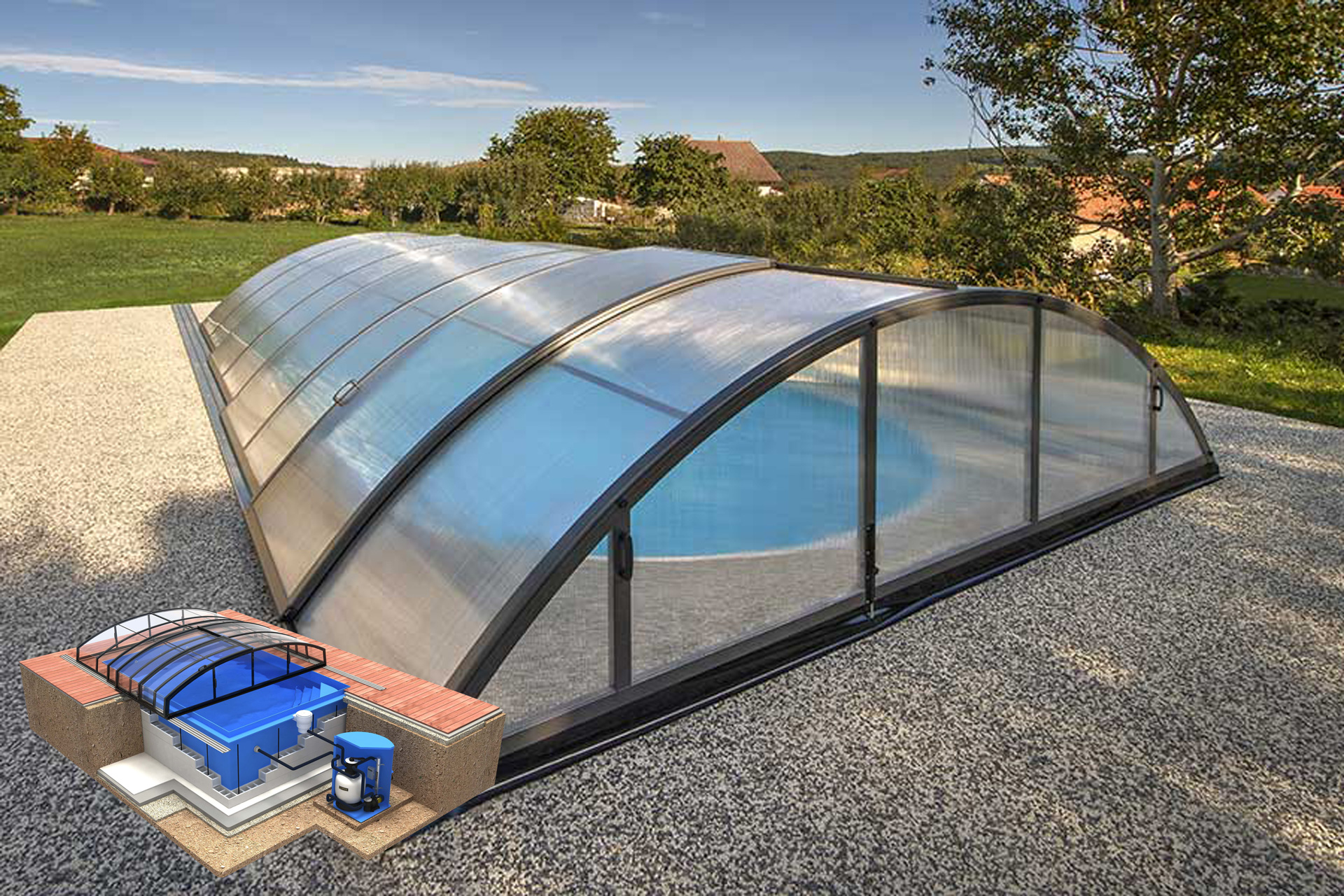 Quattro-G2_Klasik Albixon QBIG Benefit Plus Überlaufpool 4x8m