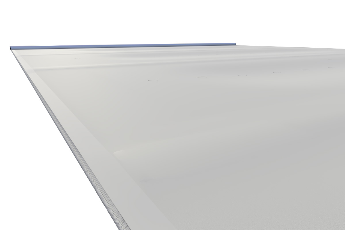 Liderpool Rollschutzabdeckung Extra Top Light Gray