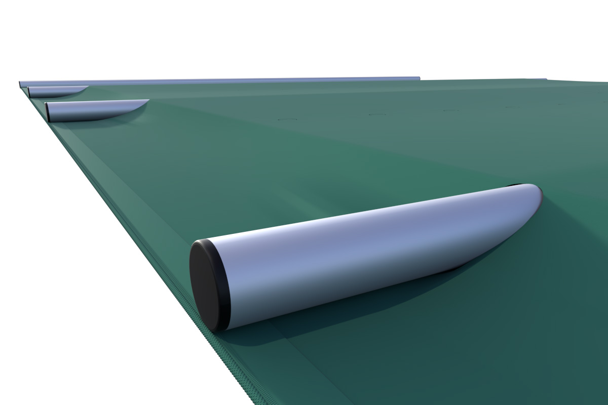 Sicherheitsabdeckung Keder Green