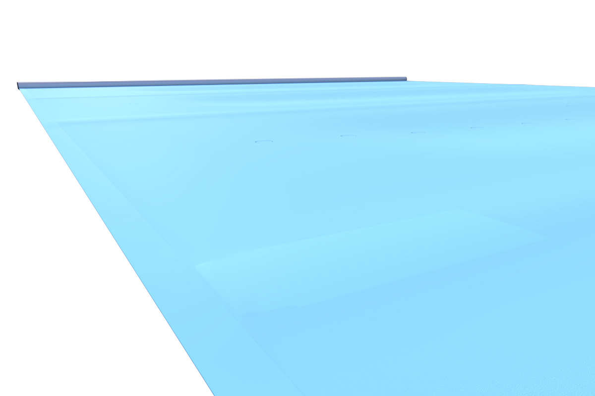 Liderpool Rollschutzabdeckung Extra Top Blue