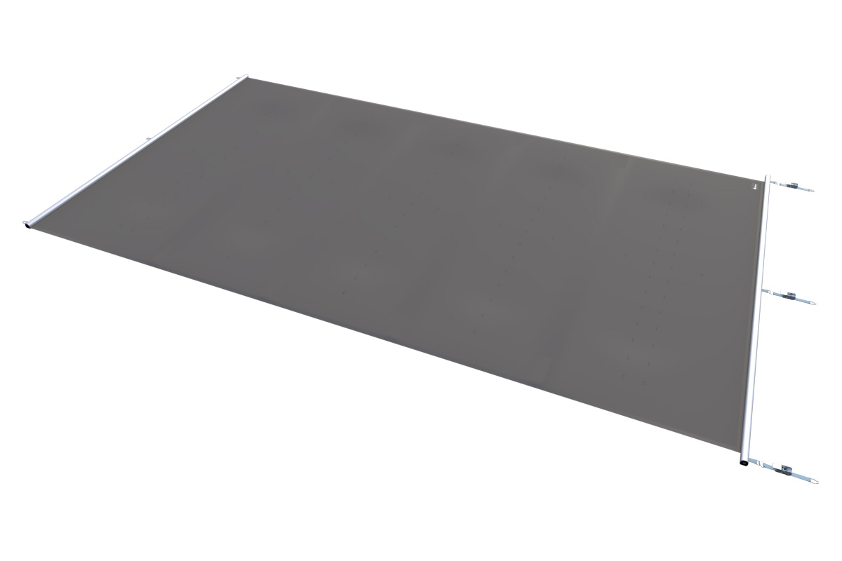 Liderpool Rollschutzabdeckung Extra Top Dark Gray