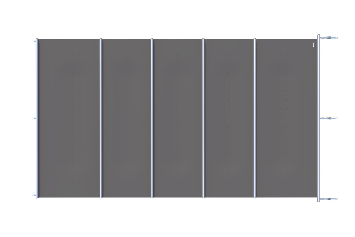 Stangenabdeckung Segment Liderpool Dark Gray