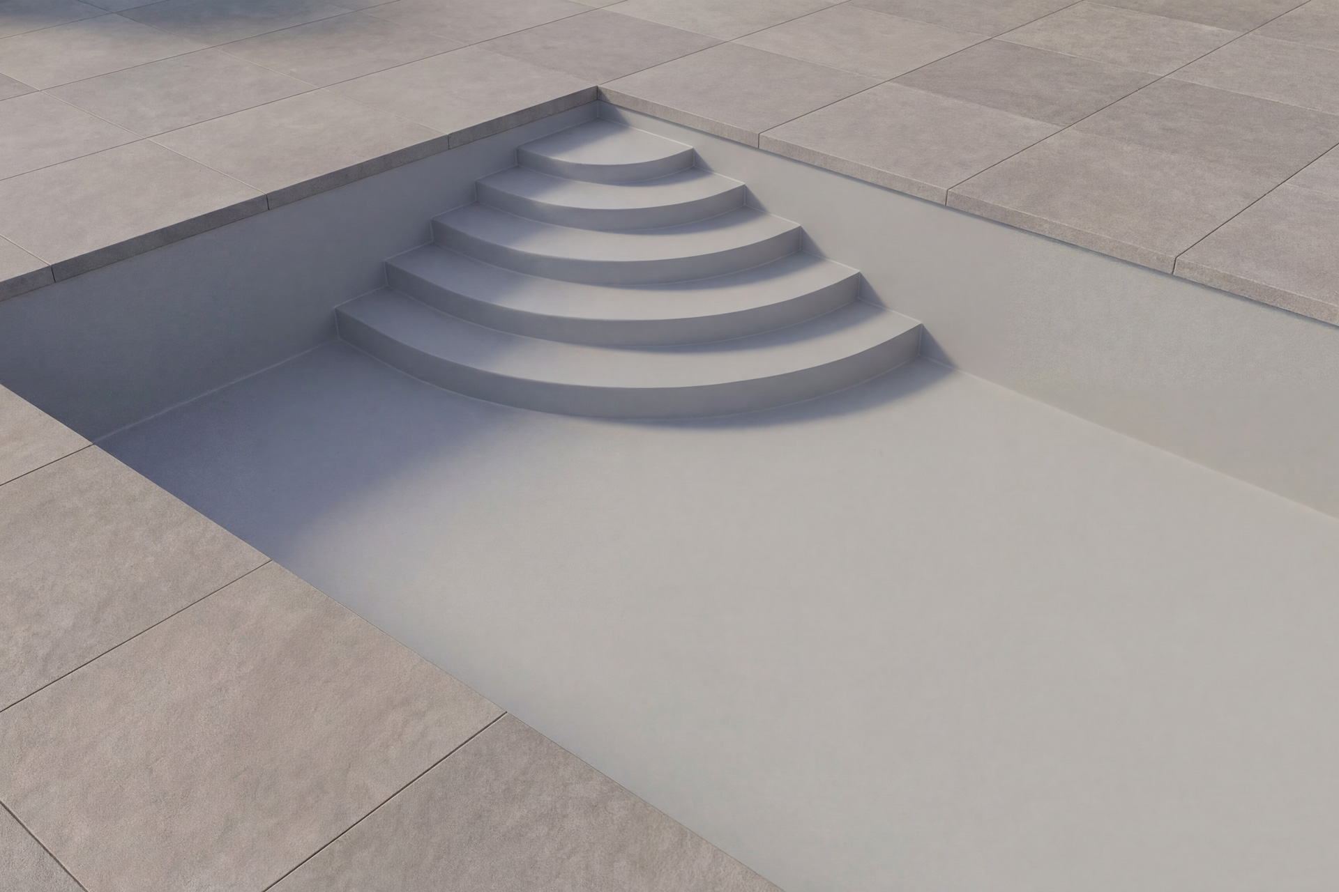 Poolistep Pooltreppe für Styroporpools